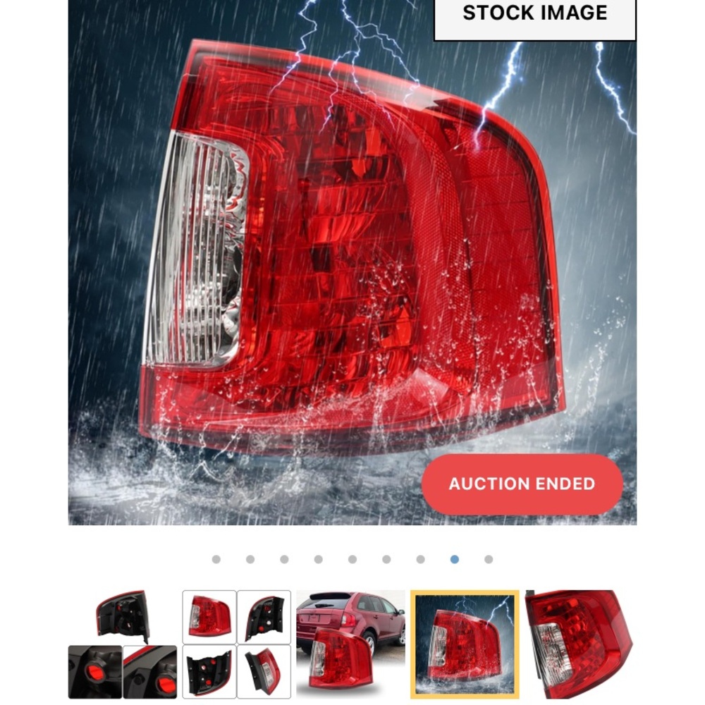 New Ford Edge Taillight